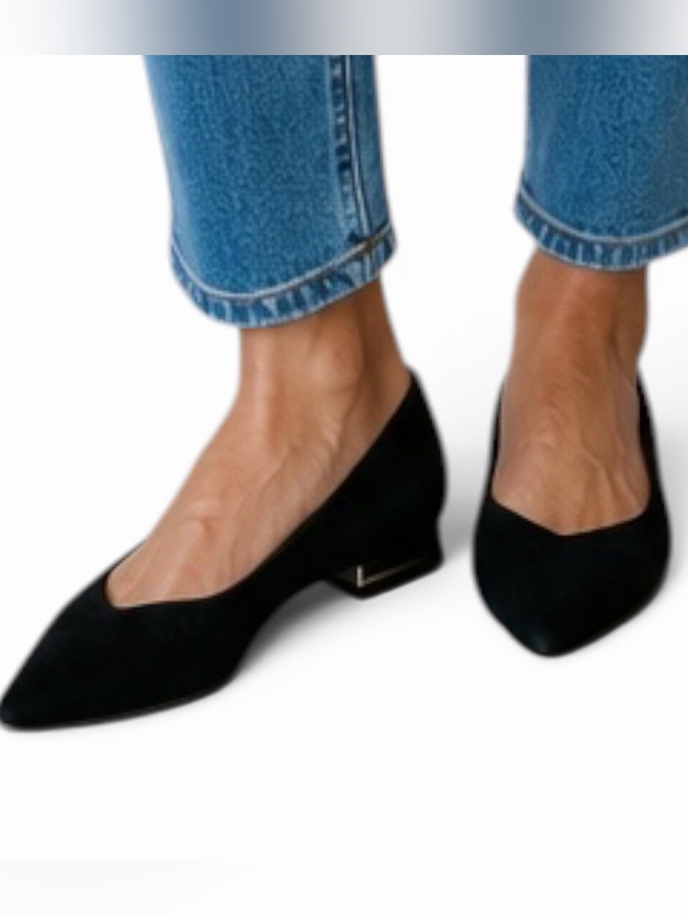 Ivanka Trump Suede Women’s Flats In Black Size 11